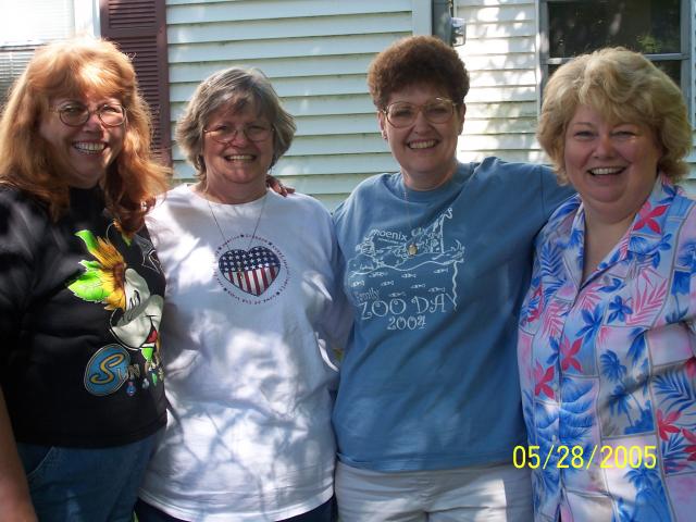 Jeannie, Dottie, ???, and Shirley