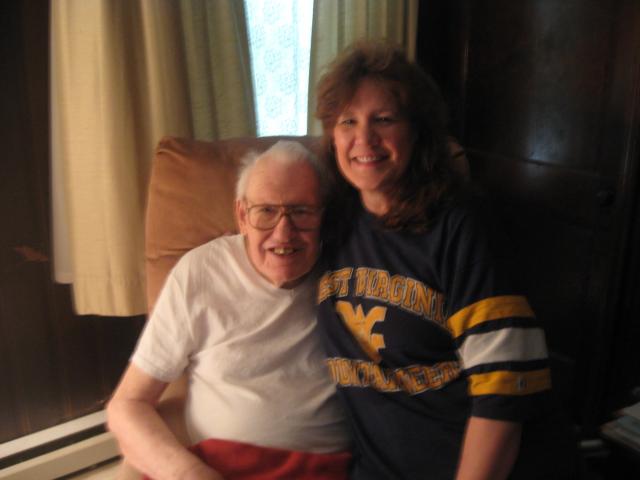Arnold and Kathy on his 94th birthday