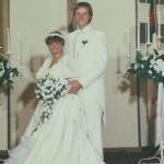 Sheila and Brock on their wedding day Sept 29 1990