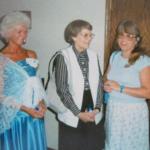 Peggy, Aunt Maude, Jeanne at Sheila's wedding Sept 1990