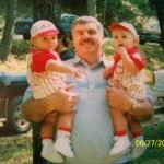 Grandpa (Harold Bowen) with JD and Kelsey
