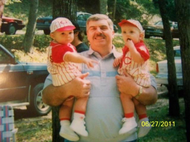 Grandpa (Harold Bowen) with JD and Kelsey