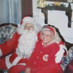 Mommaw (Ruth Horn) with Santa