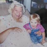 Mommaw (Ruth Horn) and Kelsey 18 months