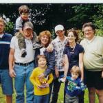 Arnold's family in 2003