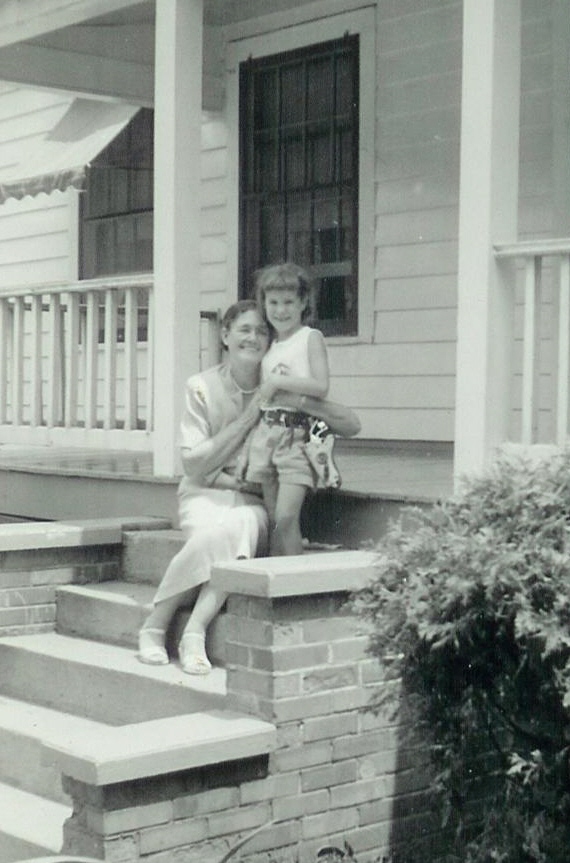 Granny and Kathy 1957