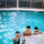 in the pool