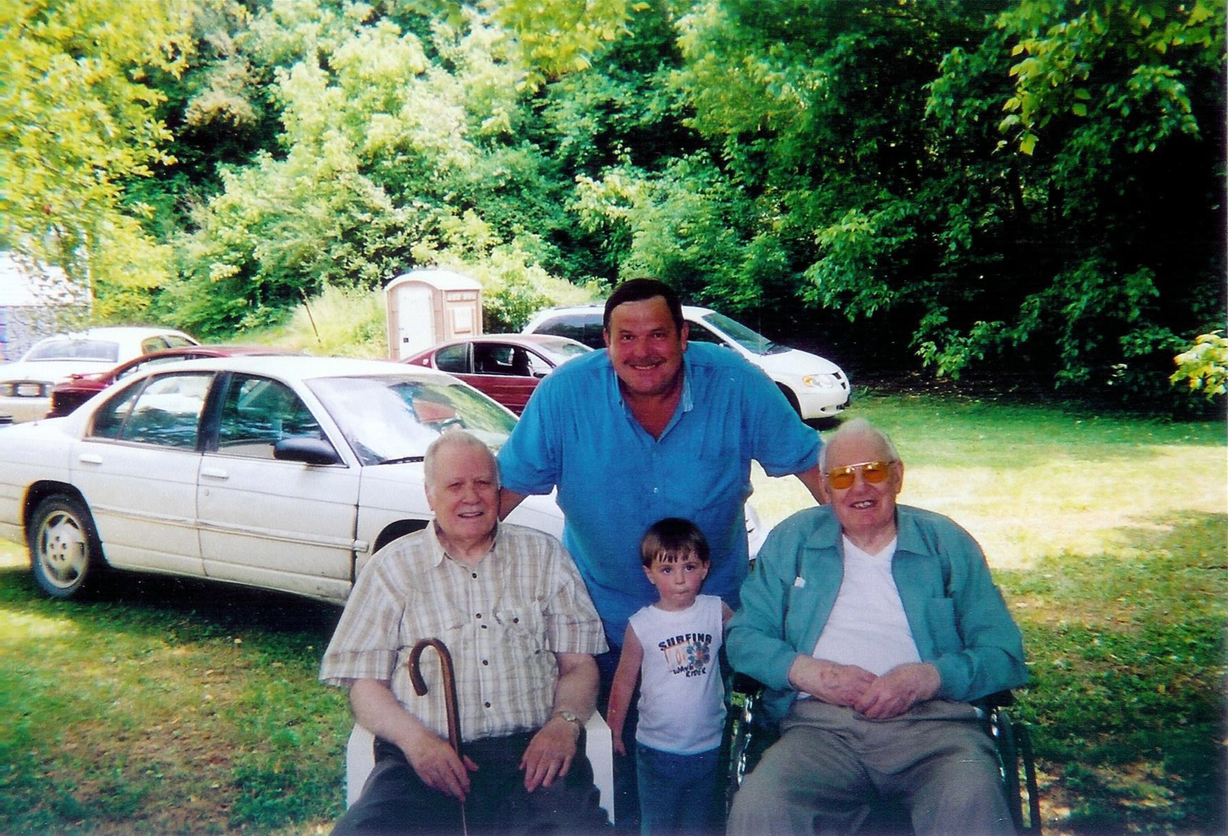 John, Johnny, Johnny's grandson, Arnold