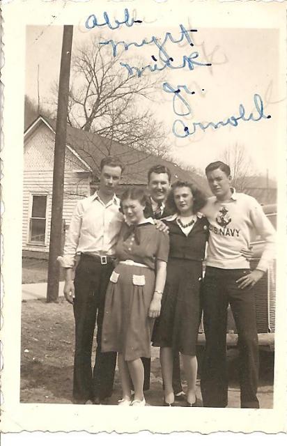 Ab, Myrt, Arnold, Mick, John