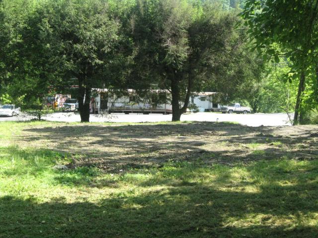 Where the house was.......