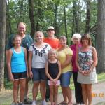 Lindsey, Brock, Kelsey, JD, Emily, Sheila, Peggy, Tammy