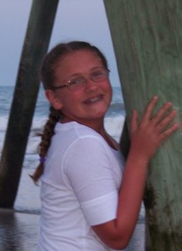 Lindsey at the beach