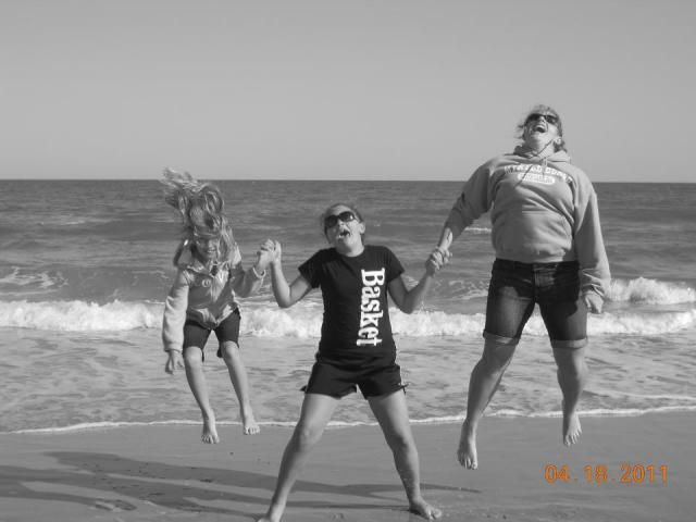 Winters girls at the beach 2