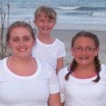 Winters girls at the beach