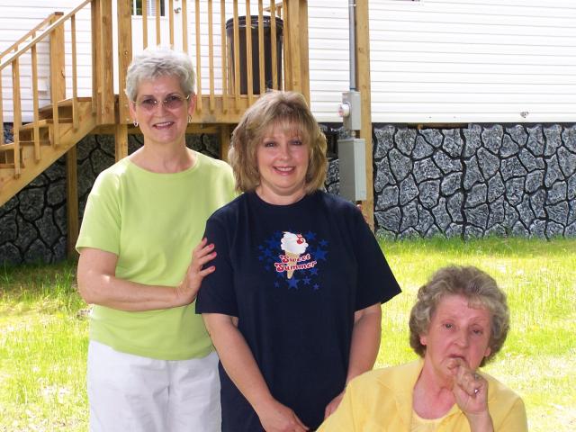 Pauline, Sharon, and Doris