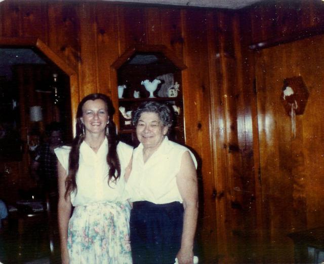 Rhonda and Myrt 1984