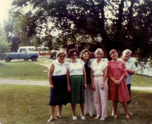Myrt, Nell, Mick, Ruth, Maude, Ruth