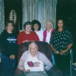 Sharon, Dottie, Pat, Peggy, Rhonda, Uncle Arnold