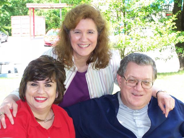 Angie, Kathy, and Arnold Bennett