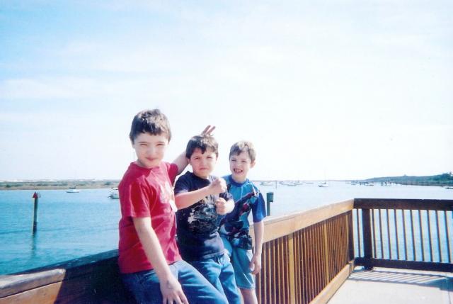 at the beach